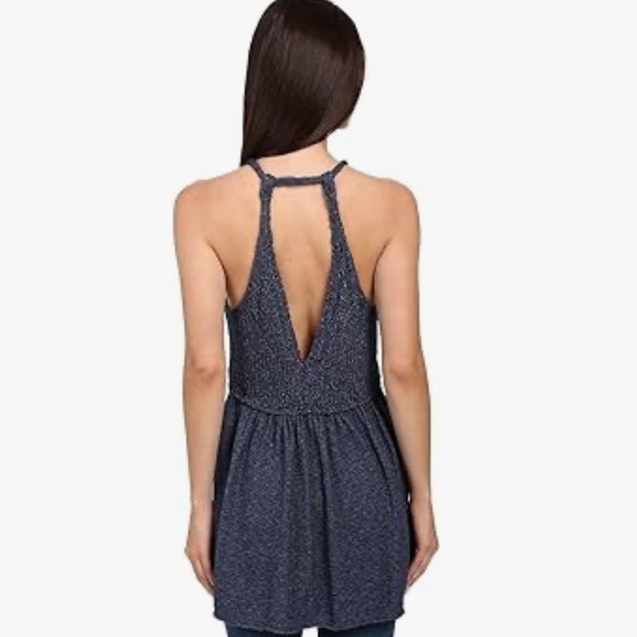 Free People Navy Textured Tunic - Picture 4 of 10